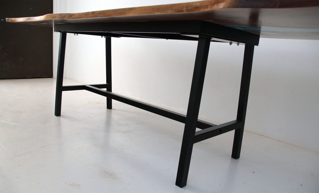 http://Walnut%20Dining%20Room%20Table%20With%20Blue%20Epoxy%20Resin%20River%208