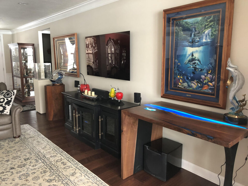 http://Walnut%20LED%20Lit%20Console%20River%20Table%201