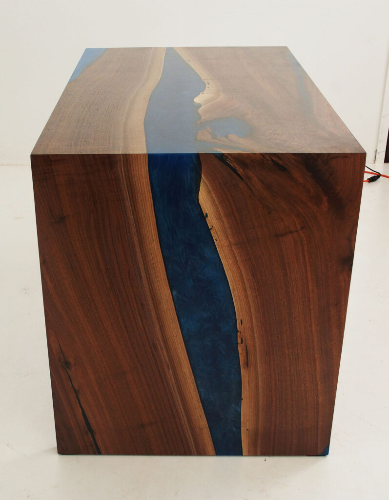 http://Walnut%20LED%20Lit%20Console%20River%20Table%206