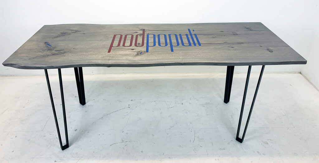 http://Epoxy%20&%20Bleached%20Walnut%20CNC%20Logo%20Podcasting%20Table%206