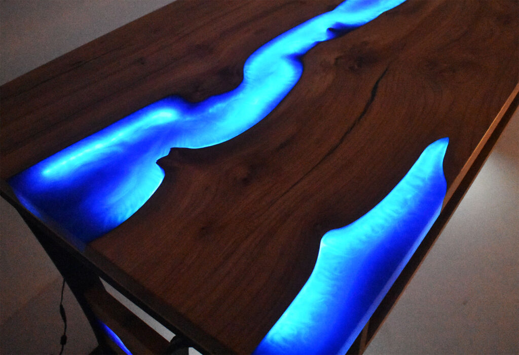 http://LED%20Lit%20Blue%20River%20Desk%20From%20Elm%20Wood%2012