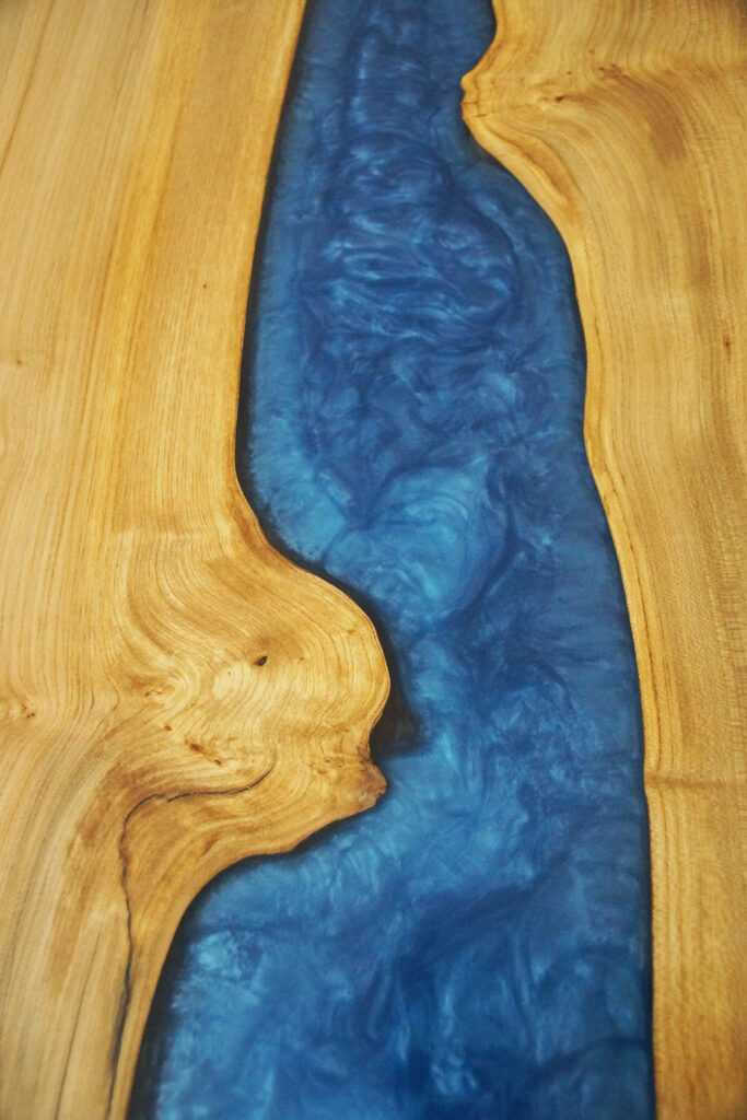 http://Elm%20Kitchen%20Table%20With%20Blue%20Epoxy%20Resin%20River%208