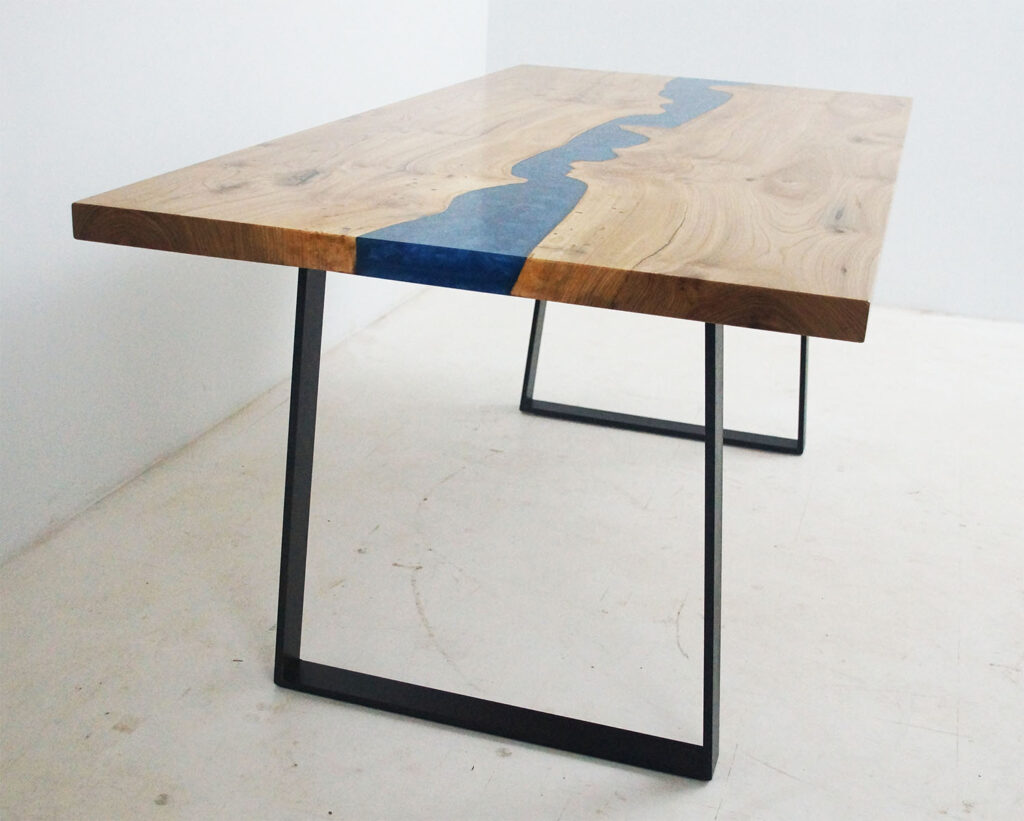 http://Elm%20Kitchen%20Table%20With%20Blue%20Epoxy%20Resin%20River%202