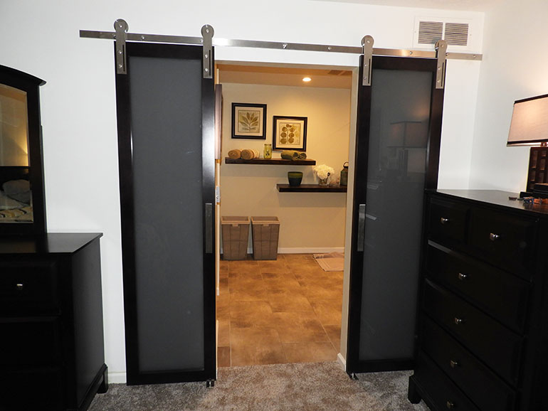 Modern Sliding Doors With Frosted Glass