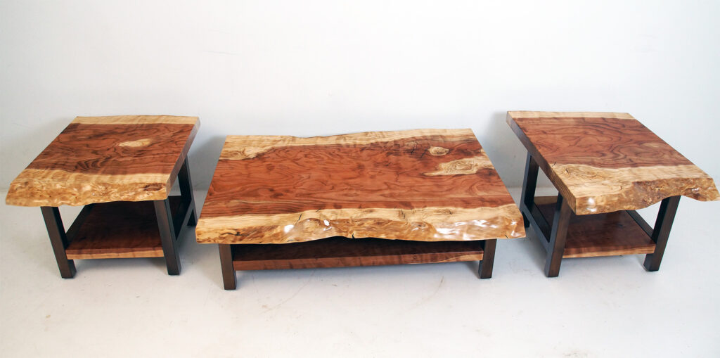 http://Live%20Edge%20Redwood%20Coffee%20Table%20&%20Side%20Table%20Set%205