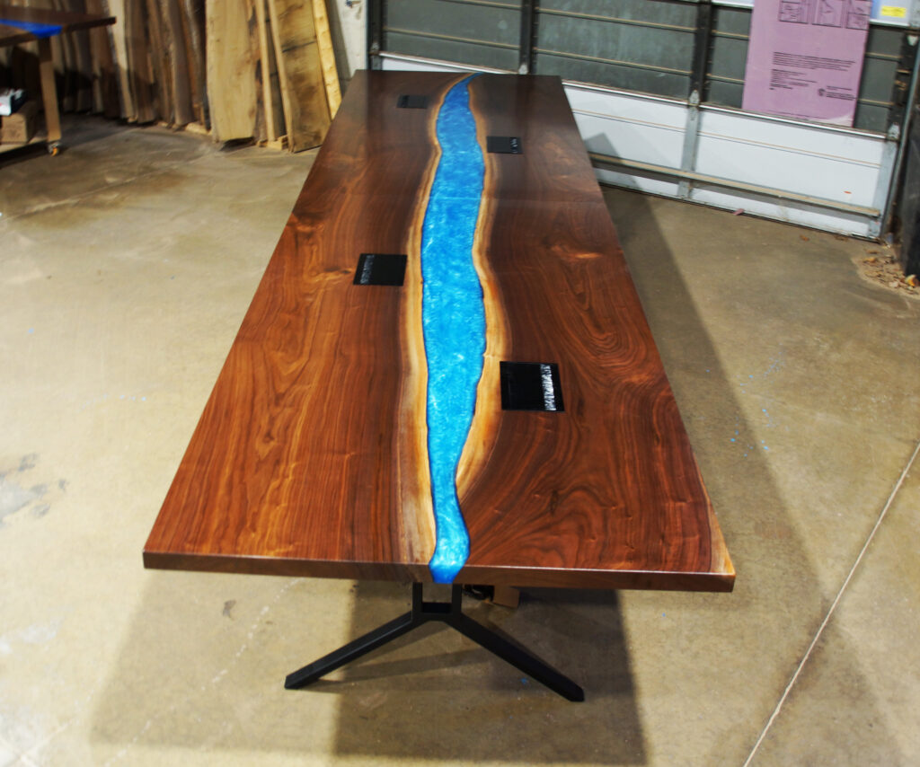 http://Two%20Part%20Conference%20River%20Table%20With%20Power%20Grommets%205
