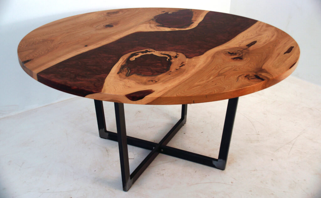 http://Round%20Red%20Epoxy%20Dining%20Table%206