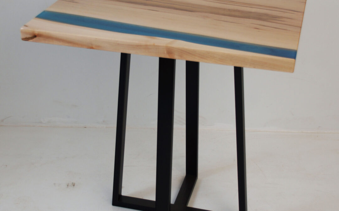Blue River Square Side Table