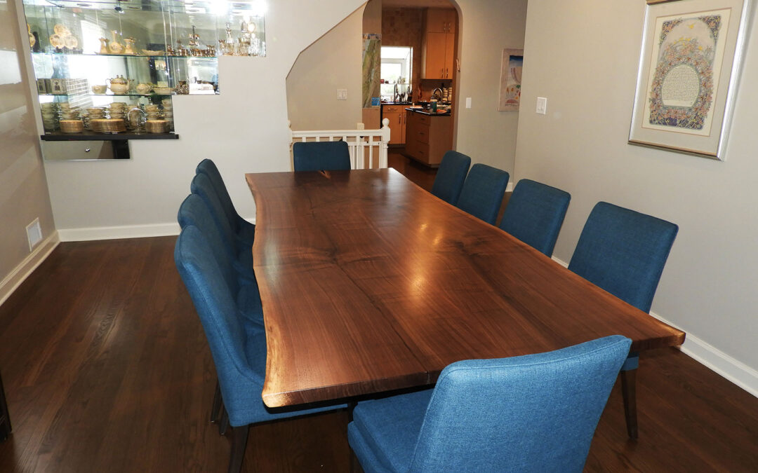 Live Edge Walnut Dining Table