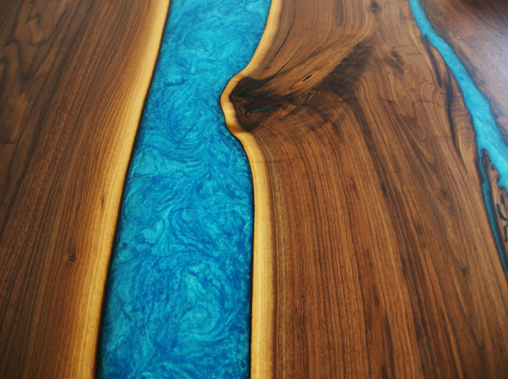 http://Walnut%20River%20Table%20With%20Blue%20Green%20River%205