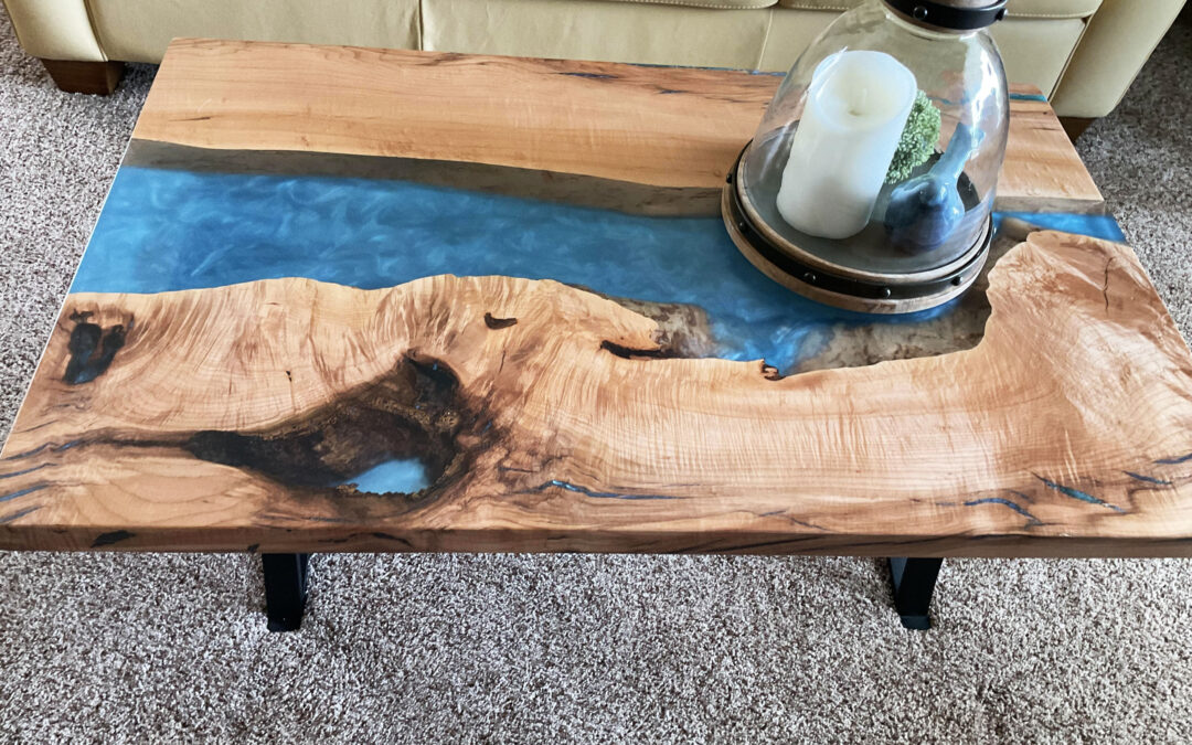 Turquoise River Coffee Table