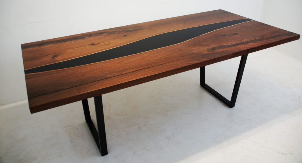 http://Black%20Walnut%20Kitchen%20Table%20With%20Solid%20Black%20Resin%204