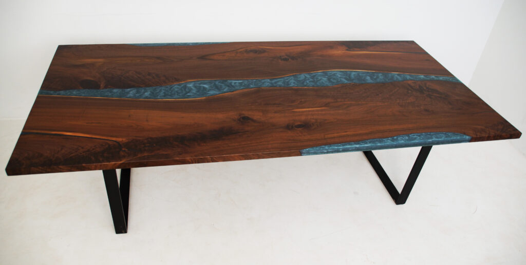 http://Walnut%20Dining%20Room%20Table%20With%20Custom%20Blue%20River%207