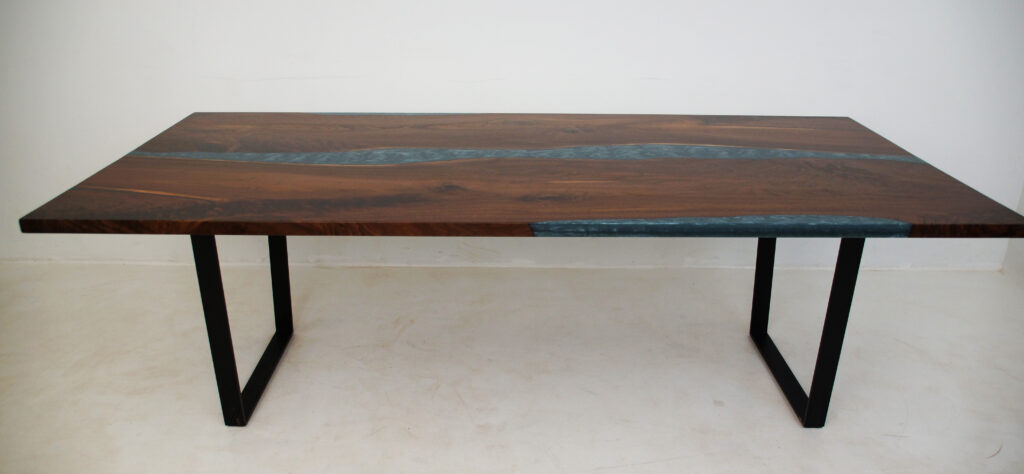 http://Walnut%20Dining%20Room%20Table%20With%20Custom%20Blue%20River%203