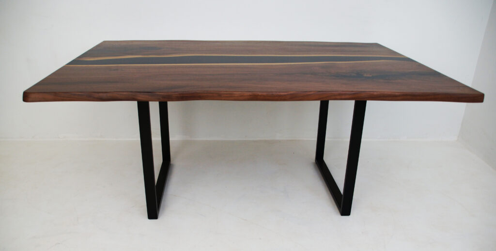 http://Dark%20Walnut%20River%20Table%20With%20Black%20Resin%203