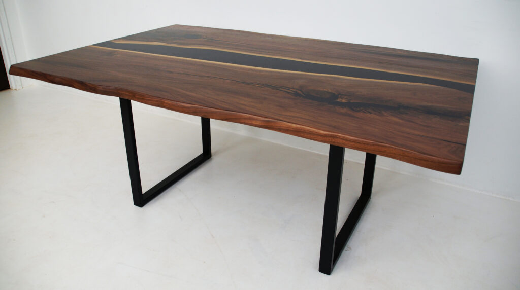 http://Dark%20Walnut%20River%20Table%20With%20Black%20Resin%202