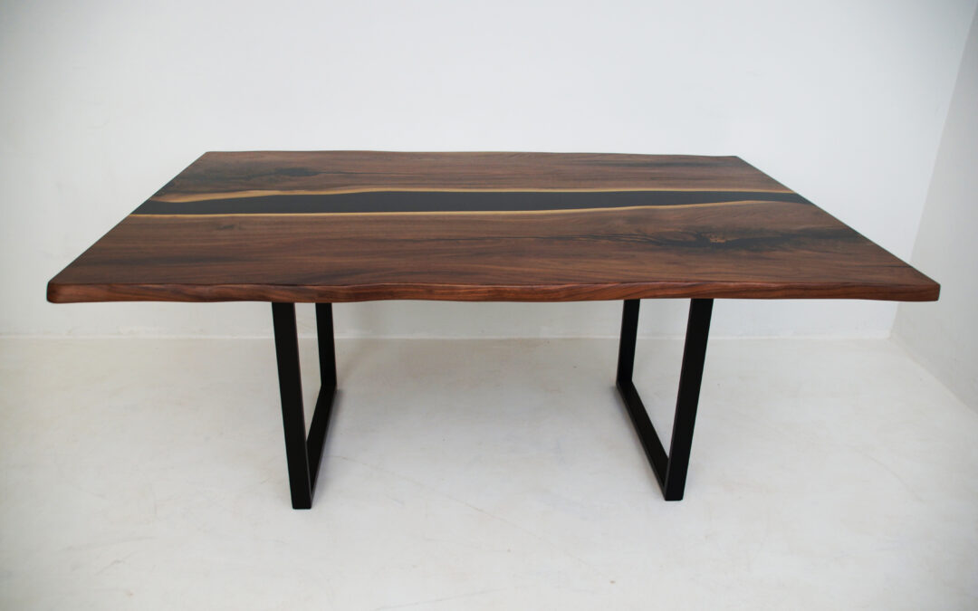 Live Edge Walnut Dining Room Table