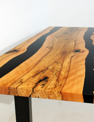 L Shaped Ergonomic Beech River Desk 2