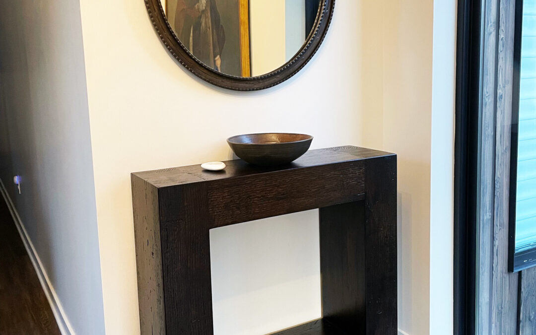 Modern Solid Wood Square Side Table