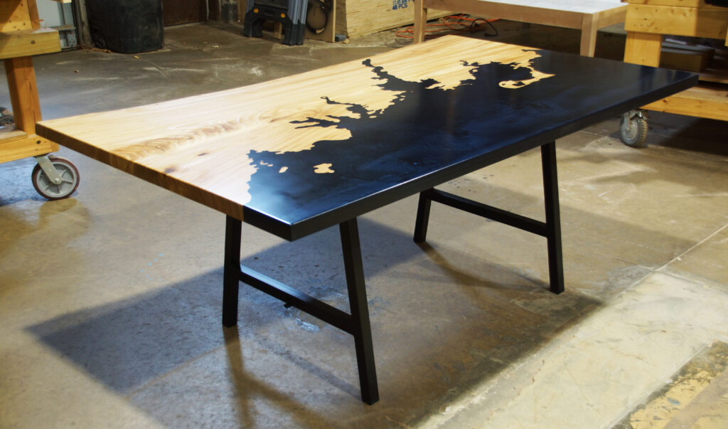 http://Epoxy%20&%20Elm%20River%20Dining%20Table%20With%20CNC%20New%20England%20Coastline%203
