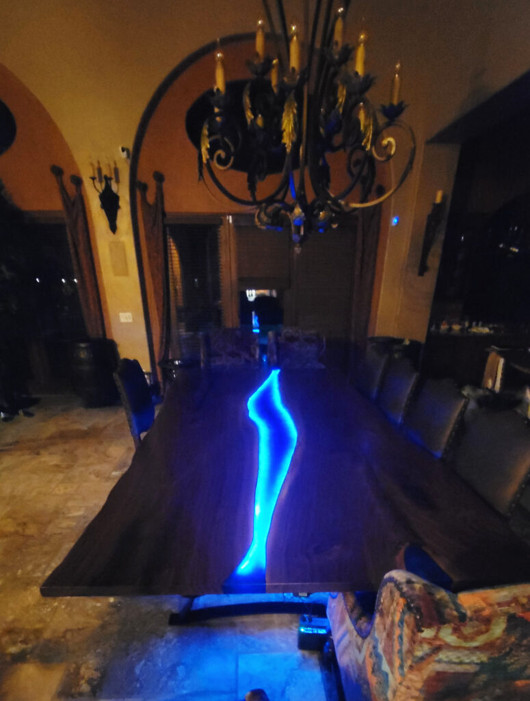 http://Live%20Edge%2011%20Foot%20Dining%20Room%20Table%20With%20LED%20Lit%20River%2016