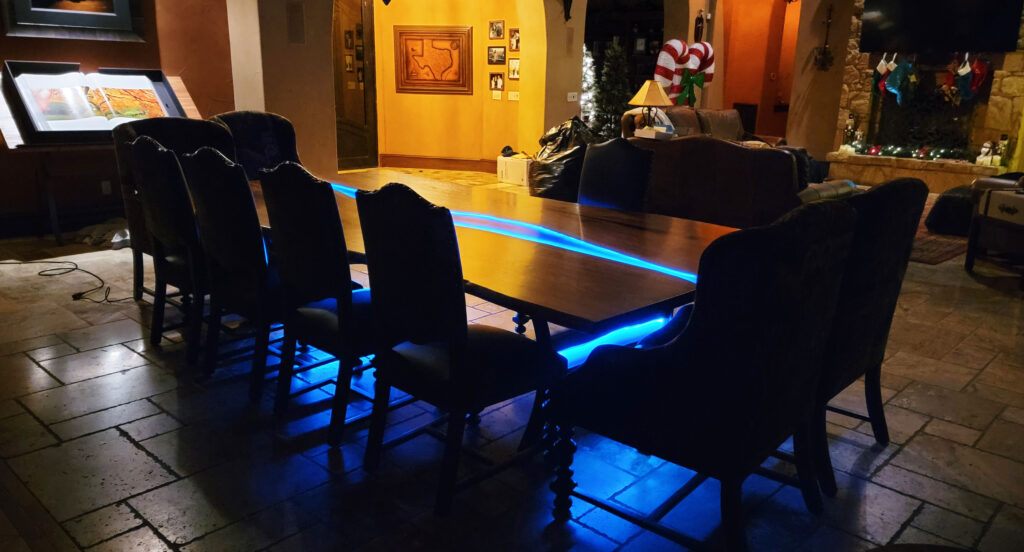 http://Live%20Edge%2011%20Foot%20Dining%20Room%20Table%20With%20LED%20Lit%20River%2014