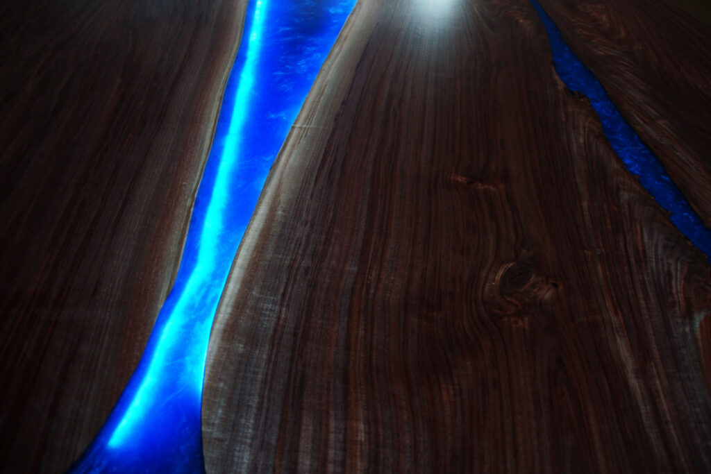 http://Live%20Edge%2011%20Foot%20Dining%20Room%20Table%20With%20LED%20Lit%20River%207