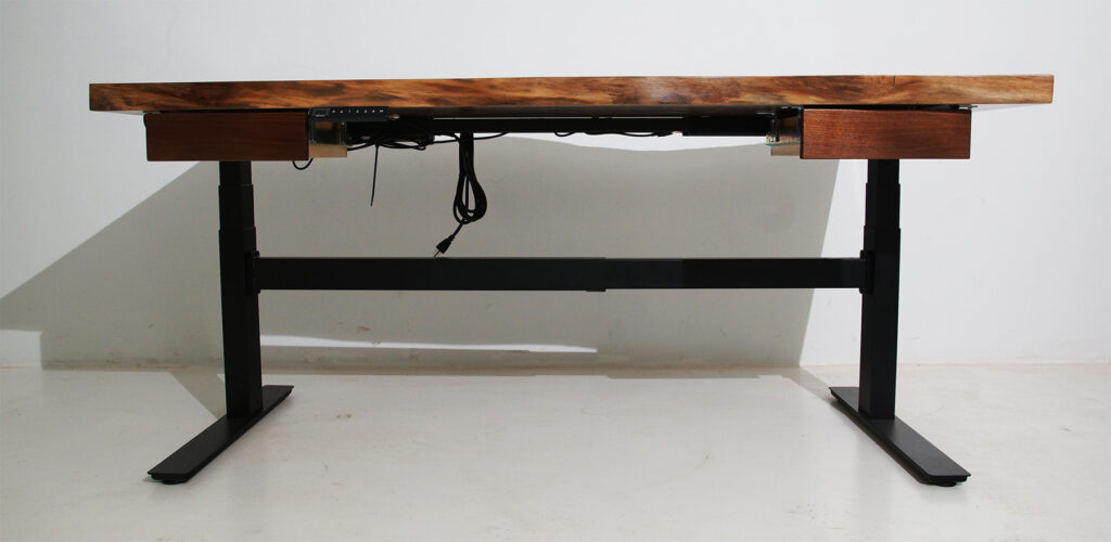 http://Live%20Edge%20Uplift%20Desk%20With%20Drawers%204