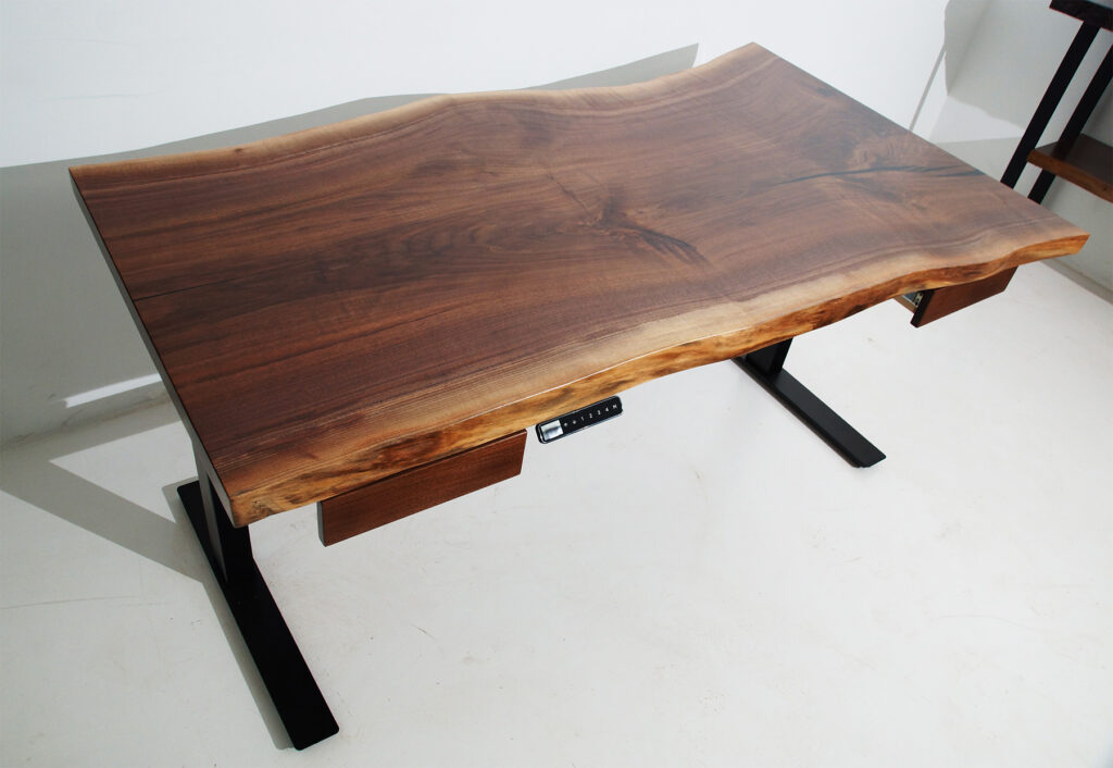 http://Live%20Edge%20Uplift%20Desk%20With%20Drawers%205