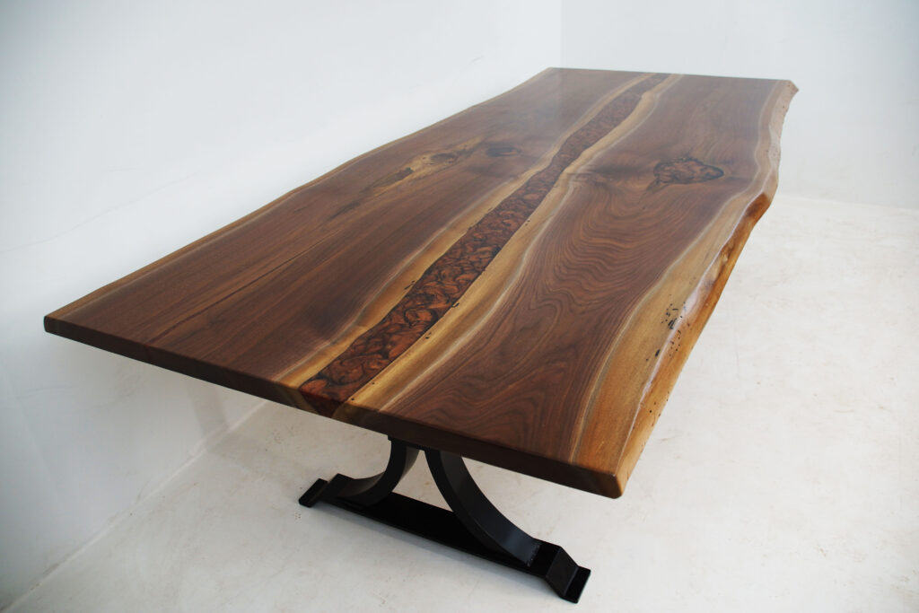 http://Large%20Walnut%20Dining%20Table%20With%20Copper%20River%203