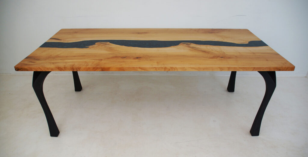 http://Maple%20Dining%20Table%20With%20Deep%20Blue%20Green%20River%203