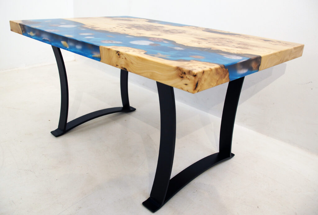 http://Burly%20Elm%20Coffee%20Table%20With%20Seashells%204