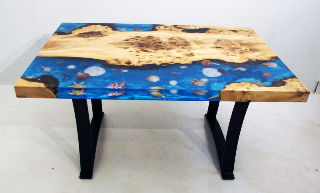 http://Burly%20Elm%20Coffee%20Table%20With%20Seashells%203