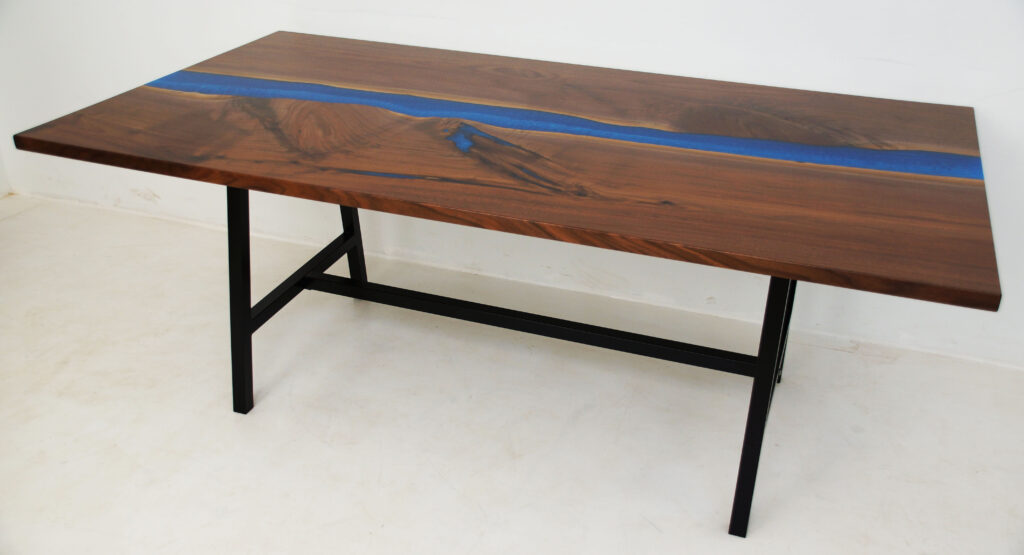 http://LED%20Lit%20Walnut%20River%20Table%20With%20Leaf%20Extensions%209