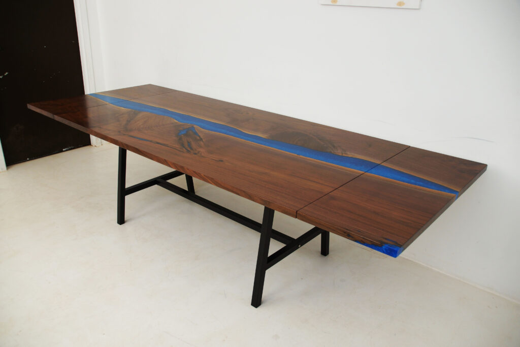 http://LED%20Lit%20Walnut%20River%20Table%20With%20Leaf%20Extensions%202