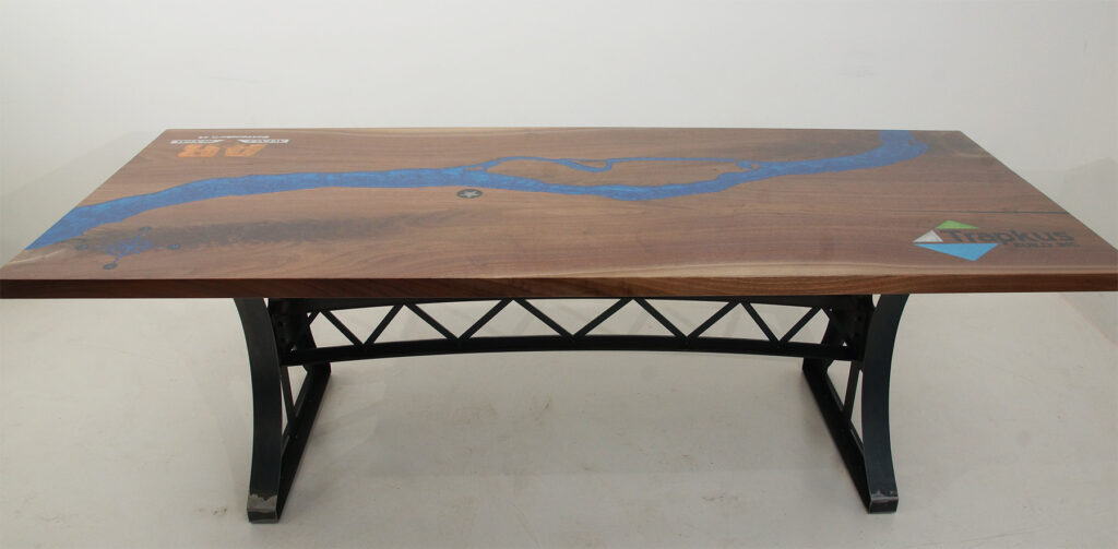http://Walnut%20Conference%20Table%20With%20CNC%20Mississippi%20River%20And%20Epoxy%20Resin%20Logo%203