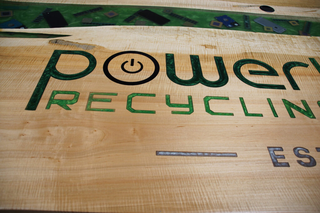 http://Large%20Conference%20River%20Table%20With%20CNC%20Logo%20&%20Embedded%20Electronics%203