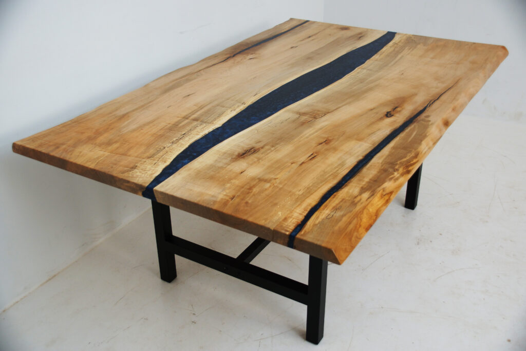 http://Maple%20Kitchen%20Table%20With%20Faux%20Live%20Edge%201