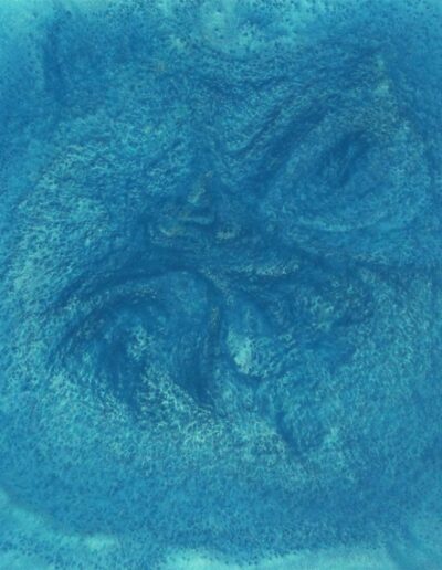 carribean blue epoxy resin color sample