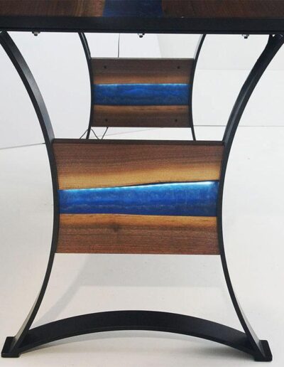 shooting star river table legs specialty base