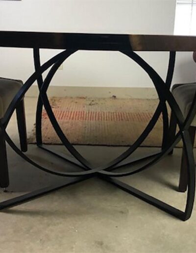 inner orbit river table legs specialty base
