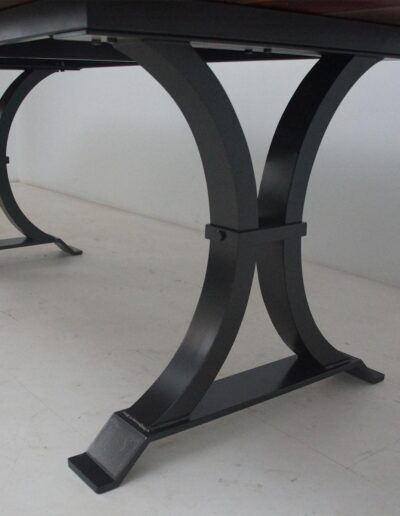lumiere river table legs specialty base