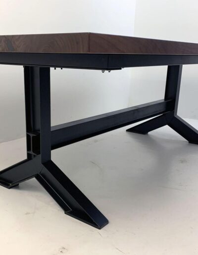 i beam river table legs specialty base