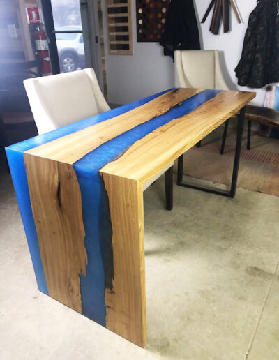 Epoxy Waterfall Desk 3