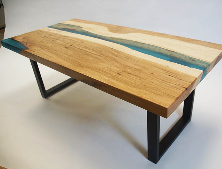 Epoxy River Kitchen Table