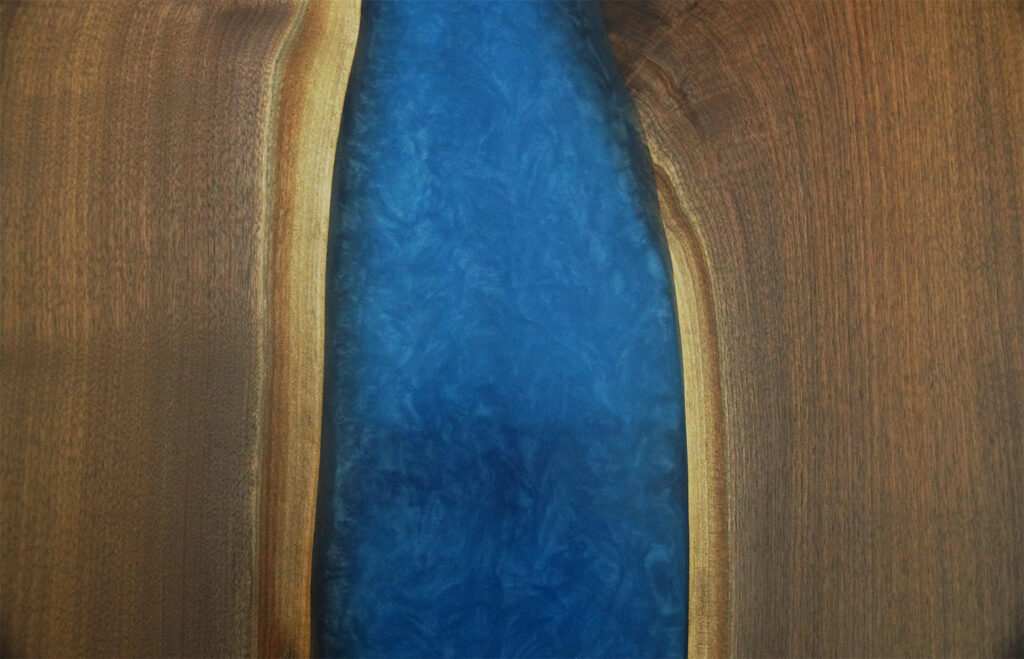 http://Walnut%20Coffee%20River%20Table%20With%20Blue%20&%20White%20Resin%2010