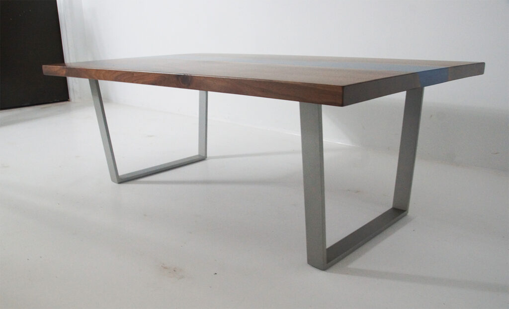 http://Walnut%20Coffee%20River%20Table%20With%20Blue%20&%20White%20Resin%209