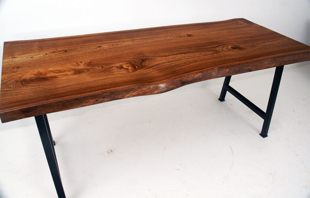 http://Live%20Edge%20Elm%20Wood%20Slab%20Home%20Office%20Desk%20With%20Matching%20Rolling%20Cabinets%204
