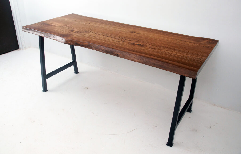 http://Live%20Edge%20Elm%20Wood%20Slab%20Home%20Office%20Desk%20With%20Matching%20Rolling%20Cabinets%202