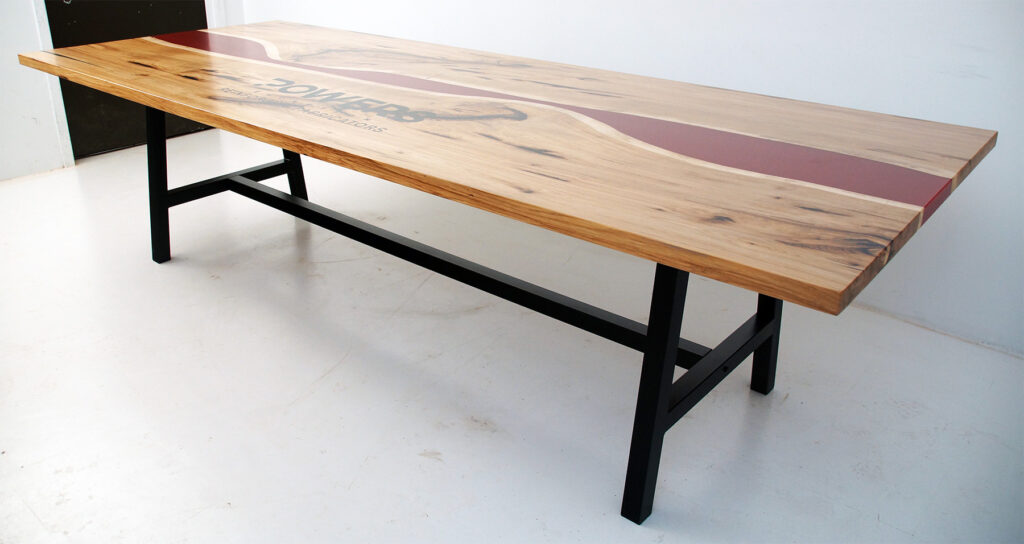 http://CNC%20Engraved%20Hickory%20Epoxy%20Resin%20River%20Conference%20Table%205